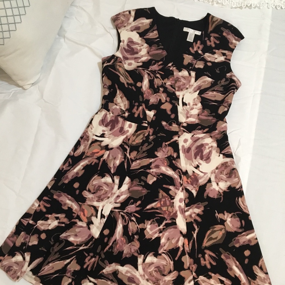 Pink Floral Skater Dress London Times Petites